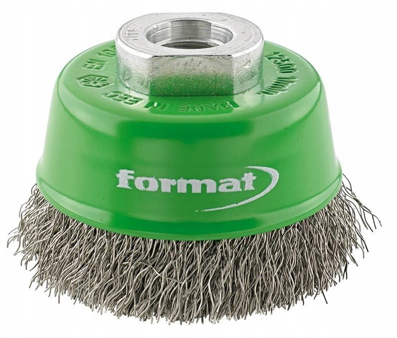 FORMAT Szczotka Garnkowa Druciana Inox M14 60mm