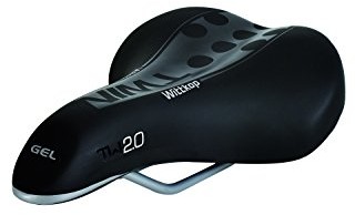 Selle Royal büchel damskie Wittkop siodełka Twin 2.0 (Sport), żel, bez zawias 97210 czarna,. 97210