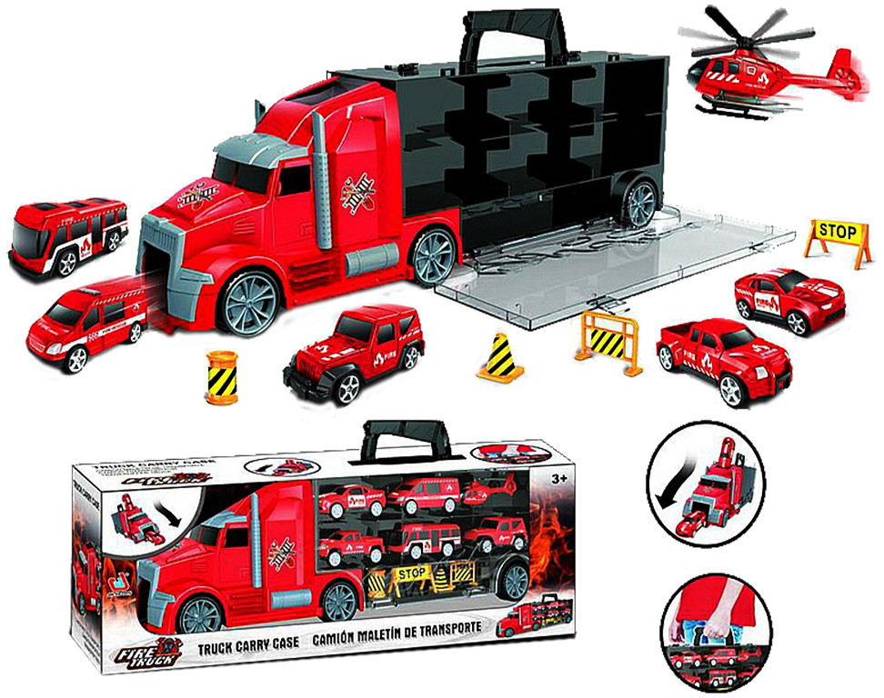 Adar AUTO CIĘŻARÓWKA TIR TRANSPORTER STRAŻ WYRZUTNIA AUTA AKCESORIA 12el 478299