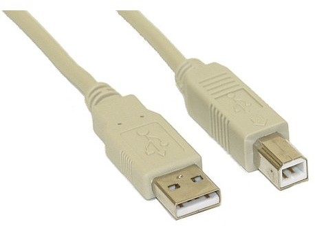 Zdjęcia - Kabel InLine ® USB 2.0 , A na B, beż, 1.8m 