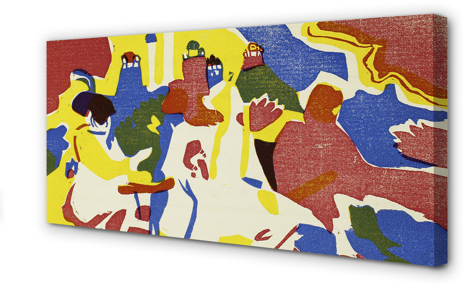 PL Tulup Obrazy na płótnie Abstrakcja krajobraz 125x50cm