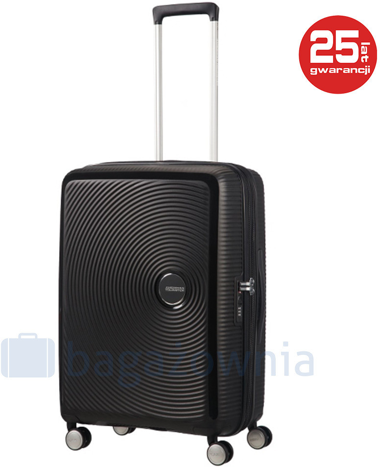 Samsonite AT by Średnia walizka AT SOUNDBOX 88473 Czarna - czarny