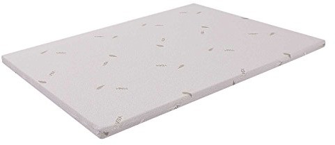 Ailime ailime korrektor do francuski pianki memory-materac TOPPER, 140 x 190 x 3 cm, zdejmowany, Aloe Vera, biały TOPPER 140x190 H3