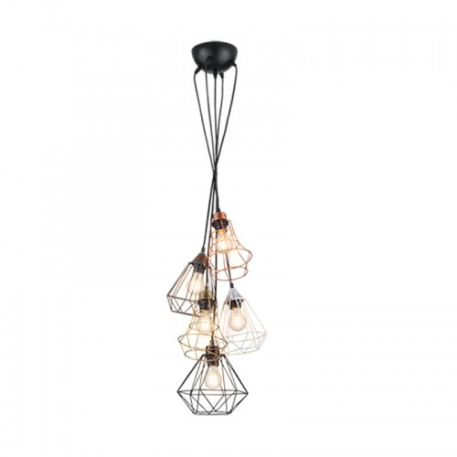 RL MEIKE Multikolor 5xE27 Lampa wisząca R30725017