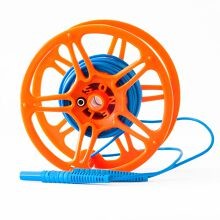 Conotech 15 m niebieski do pomiaru uziemień na szpuli (wtyki bananowe) WAPRZ015BUBBSZ