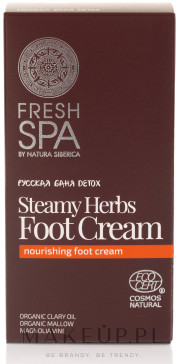 Natura Siberica Krem do stóp - Fresh Spa Russkaja Bania Detox Steamy Herbs Foot Cream Krem do stóp - Fresh Spa Russkaja Bania Detox Steamy Herbs Foot Cream