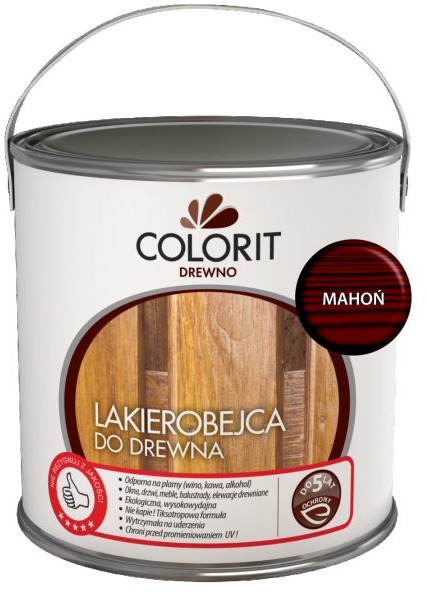 Colorit Lakierobejca do drewna  Drewno maho$458 2 5 l