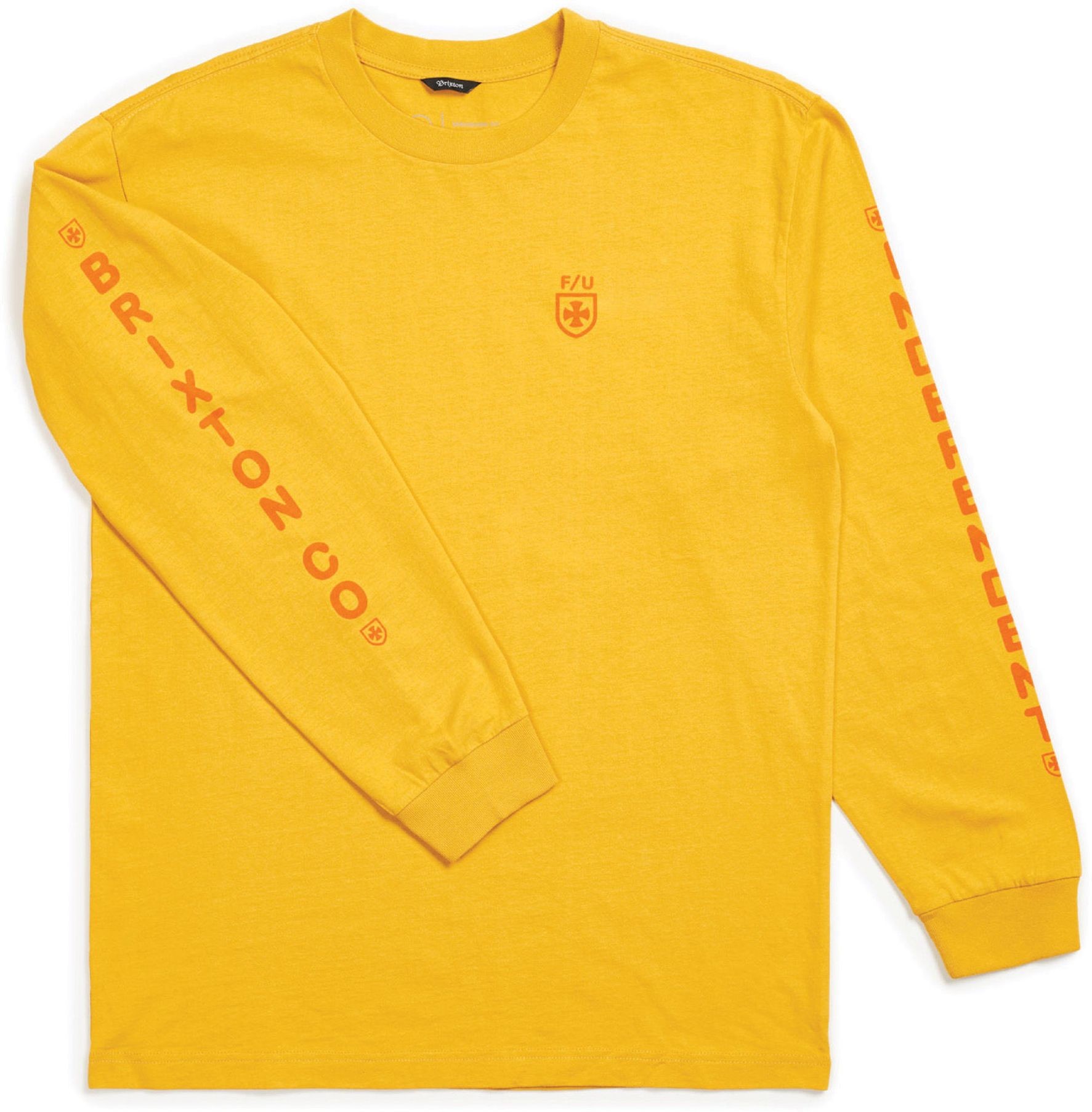 Brixton t-shirt INDEPENDENT FRAME LS Yellow