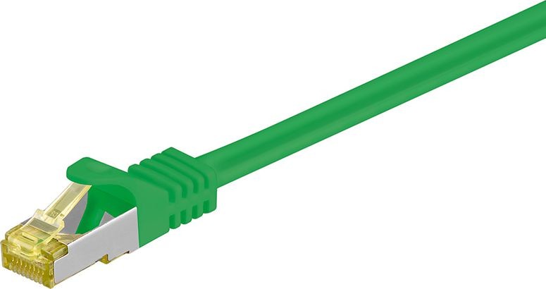 MicroConnect RJ-45/RJ-45 kat.7 S/FTP Zielony 10m SFTP710G SFTP710G