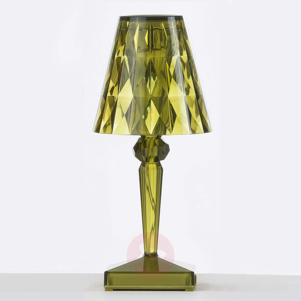 Kartell Dekoracyjna lampa stołowa LED Battery IP54 zielona