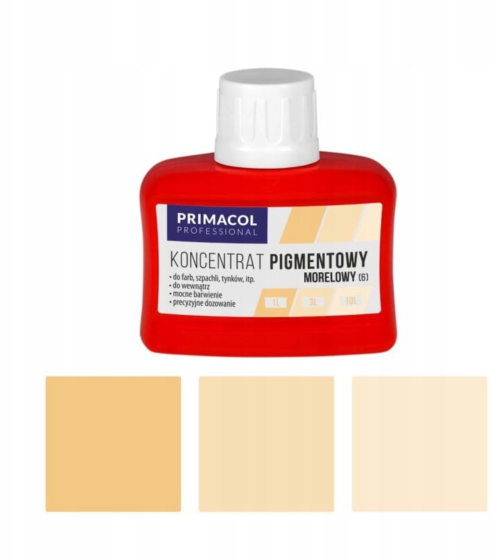 Primacol pigment do farb i tynków 80ml morelowy