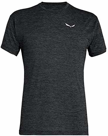Salewa Puez Melange Dry M S/S Tee Koszule i T-shirty czarny czarny melan$26 M 00-0000026537