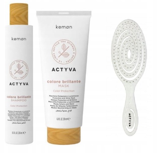 Kemon Color Brillante Zestaw + Szczotka Gratis!