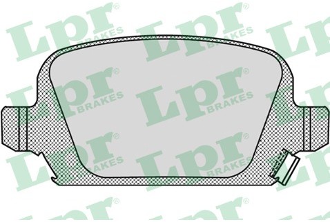 LPR Klocki hamulcowe - komplet 05P998