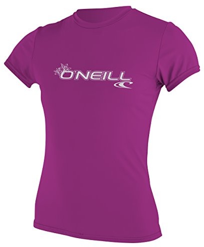 ONEILL wetsuits damski WMS Basic Skins S/S TEE Rash Vest, różowy, M 3547-173-M