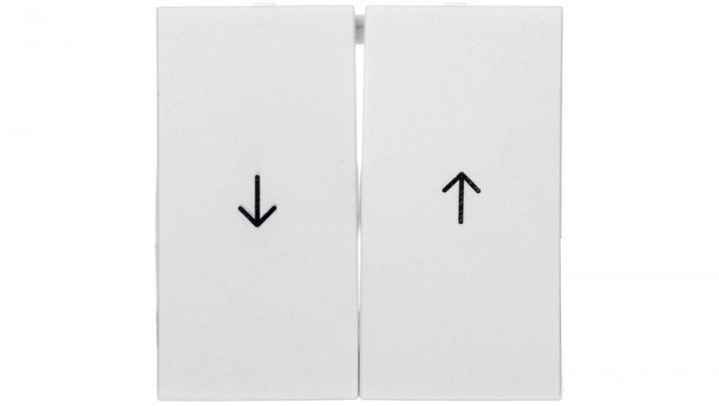 Hager polo Klawisz podwójny /strzałka/ biały mat B3 16251909 16251909