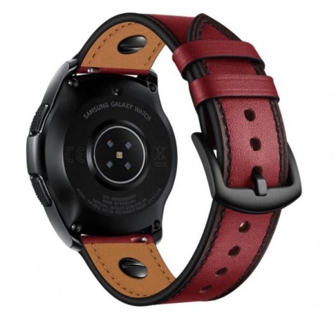 BEST UNIWERSALNY PASEK SKÓRZANY 22MM RED