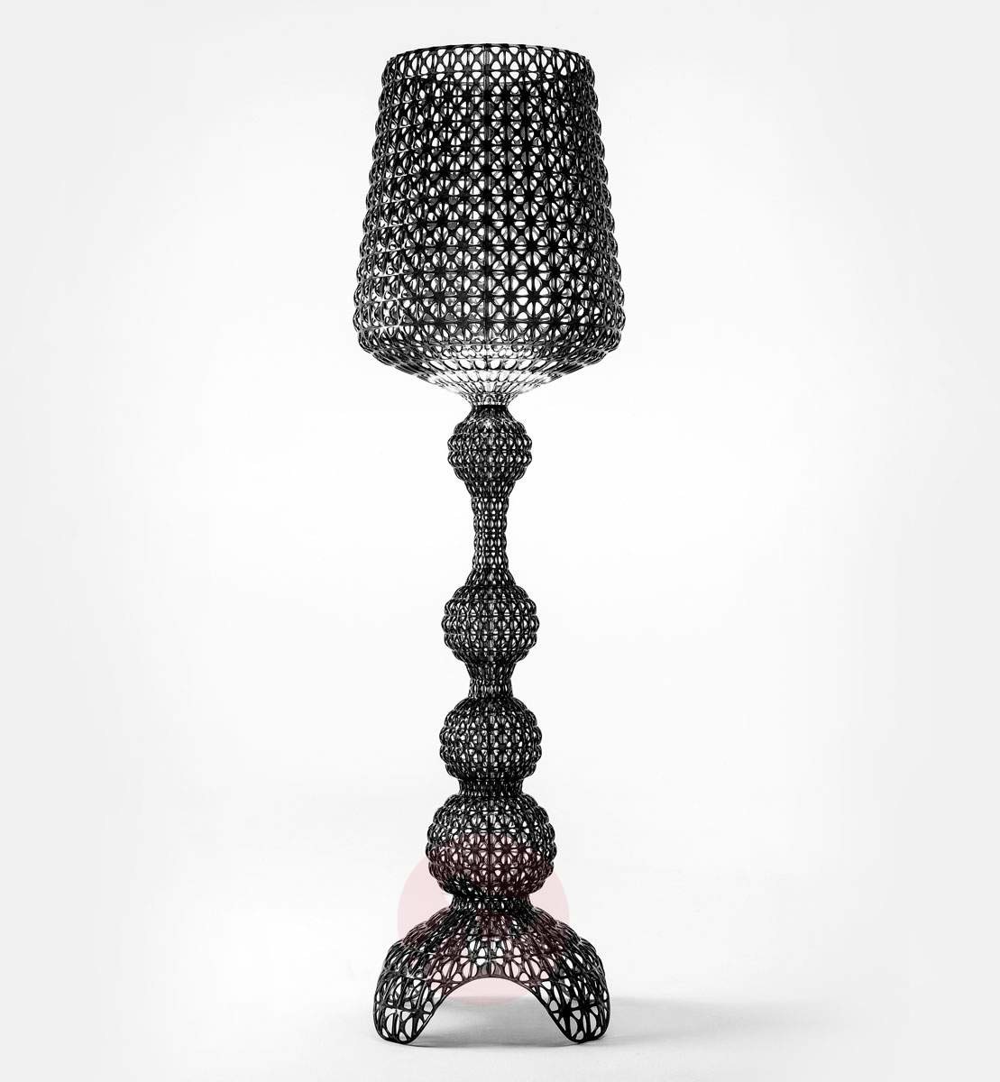 KARTELL Designerska lampa stojąca LED Kabuki, czarna
