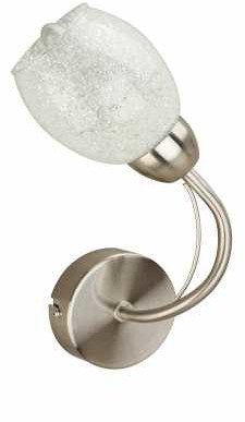 Krislamp Sani Kr 319-1W kinkiet lampa ścienna 1X40W E14 satynowy