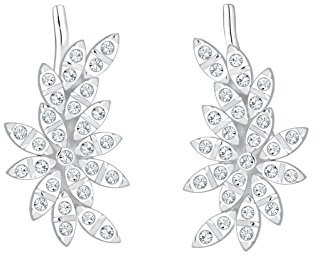 Elli Premium kolczyki earcuff Floral kryształy Swarovskiego  srebro 925 0312462316 0312462316