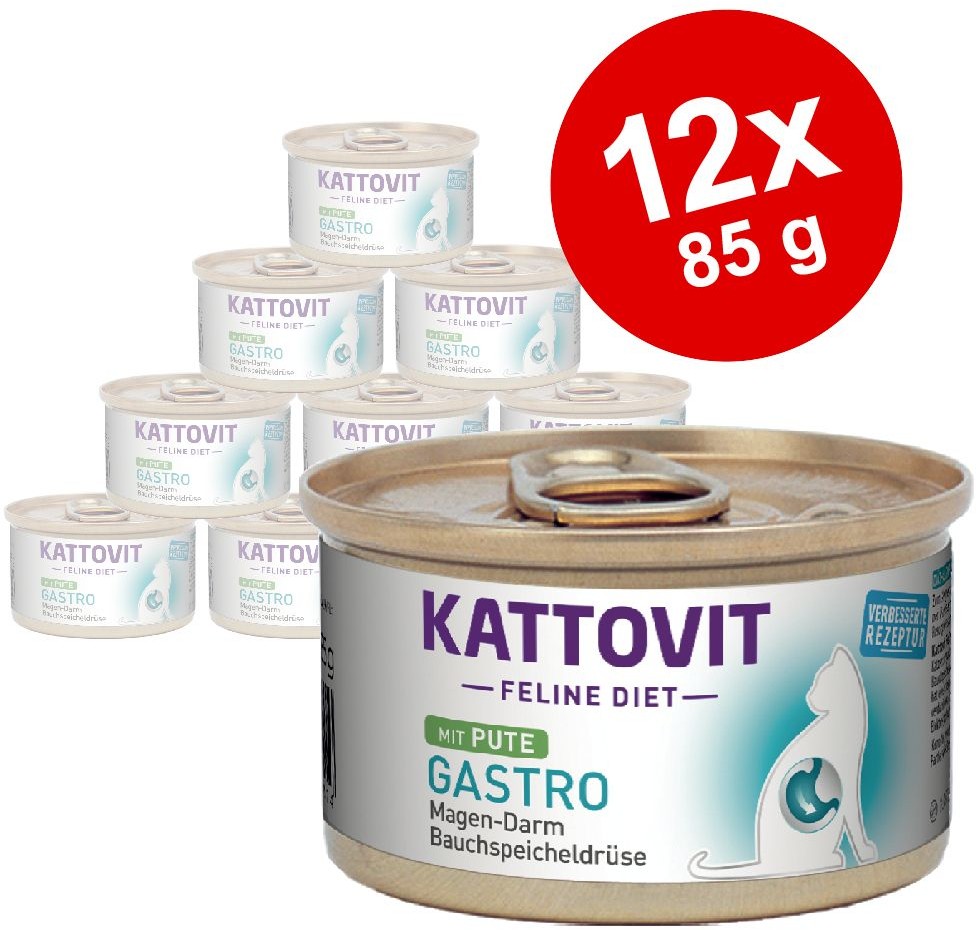 Kattovit Gastro, 12 x 85 g - Kaczka, 24 x 85 g