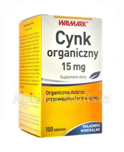 Walmark WALMARK CYNK ORGANICZNY 15 mg 100 tabl 8118542