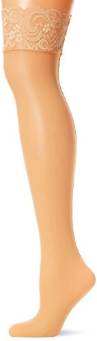 Leg Avenue delikatna rajstopy z koronką Bordeaux  1101, , S-L, , kolory skóry, 110122004