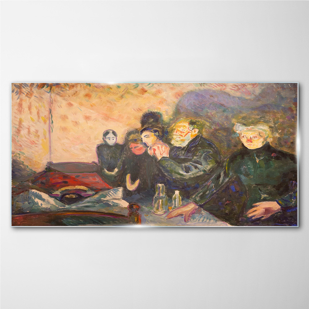 PL Coloray Obraz Szklany Śmierć walka Edvard Munch 120x60cm