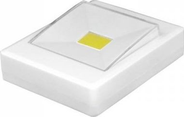 LTC LTC Lampka ścienna włącznik LED COB 1W bat.3xAAA + magnes/naklejka LXLL73