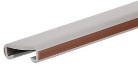 Quest Listwa poręczowa PCV LUX poręczówka 40x8mm szary/brąz 460-58/PS-szary-braz