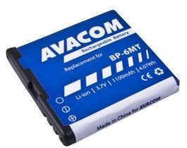 Avacom Bateria pro Nokia E51 N81 N81 8GB N82 Li-Ion 1100mAh BP-6MT)
