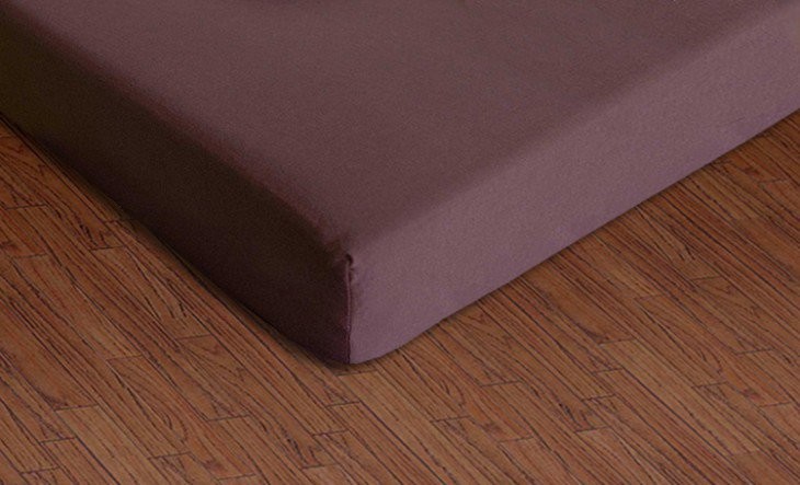 Darymex Prześcieradło z Jersey czekoladowe 90/100x200 cm 5907761030824
