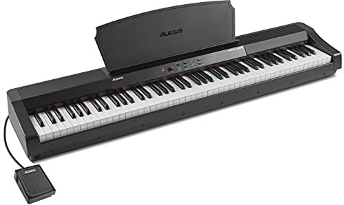 Alesis Recital Grand 50 W, Keyboard Elektroniczny, Czarno/Biały, 88 klawiszy Recital Grand