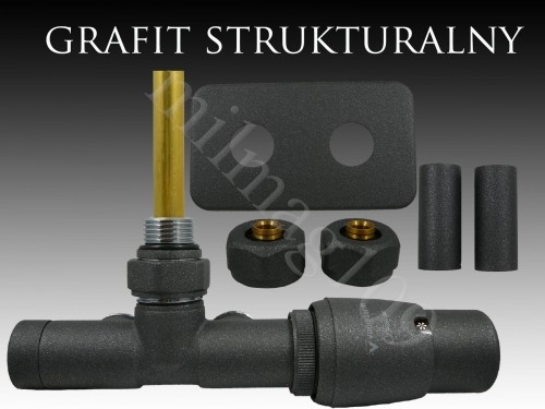 Mera Term Zawór termostatyczny kątowy z rurką zanurzeniową UNICO All In One prawy GRAFIT STR. APUGS0205CFK/P_20201229155331