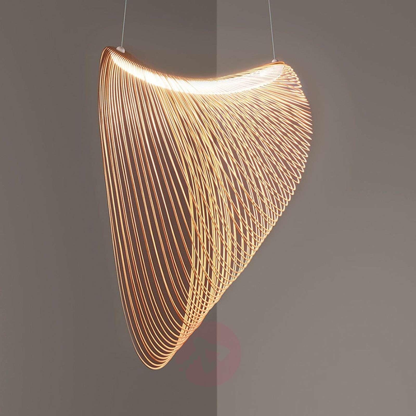 Luceplan Illan drewniana lampa wisząca LED 100cm