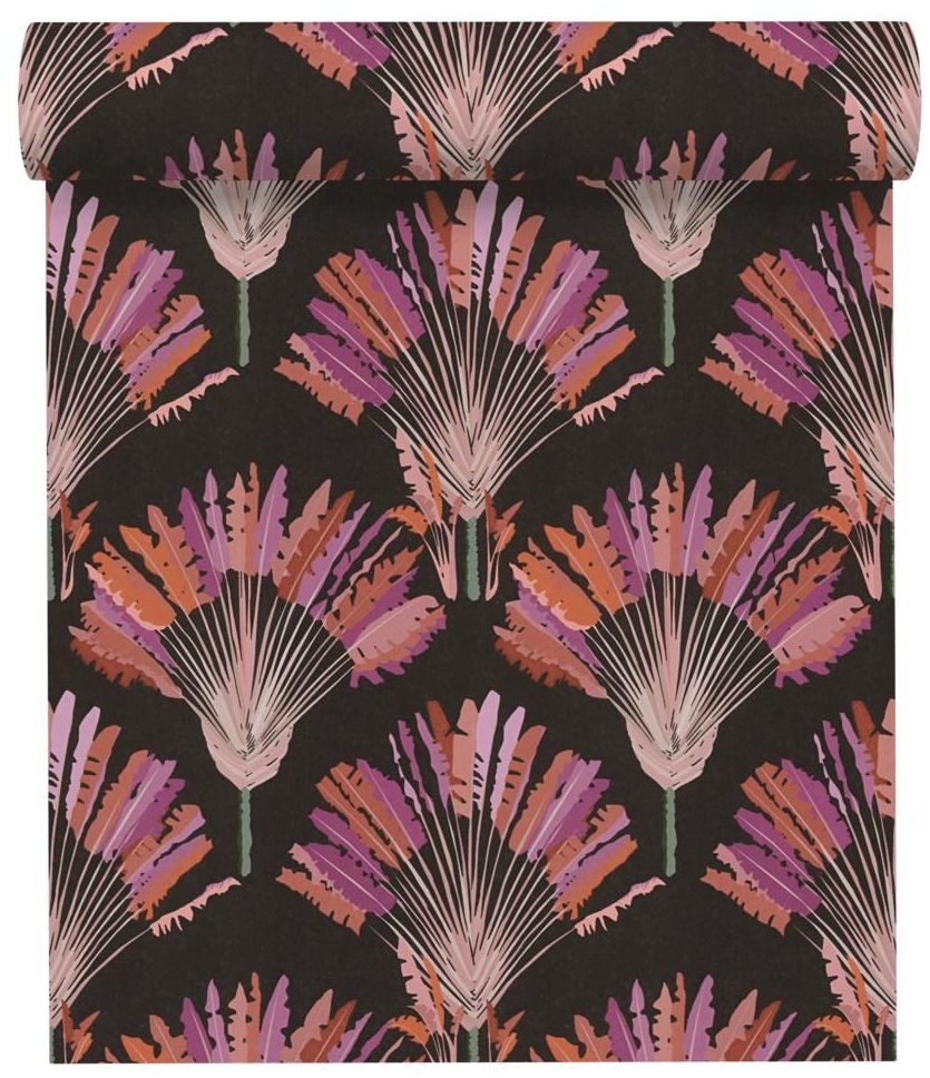 Tapeta Jungle Chic 377083 brązowo-różowa winylowa na flizelinie