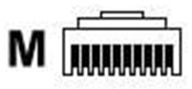 Datalogic serial cable - 3.7 m 90G001095