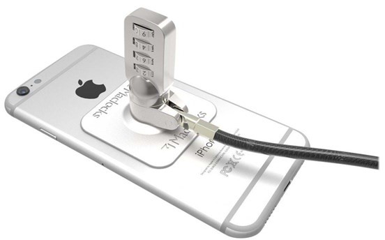 Compulocks Compulocks Universal Tablet Cable Lock - 3M Plate - Silver Combination Lock CL37UTL