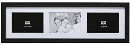 Deknudt ramki s66kc3 10.0 X 15.0 ramka na zdjęcia, obrazy na 3, format poziomy, czarny, czarny, 10 x 15 cm S66KC3-10.0X15.0