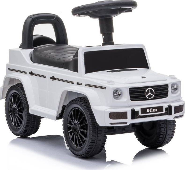 Import LEANToys Jeździk Mercedes G-Class 652 Biały Dźwięk Klaksonu Silnika LT-7665-0