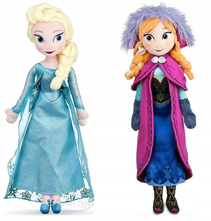 Kraina Lodu Frozen Elsa + Anna Lalka Maskotka Elza