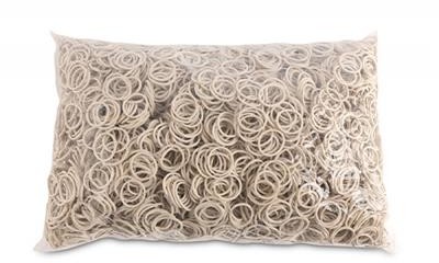 OFFICE PRODUCTS Gumki recepturki OFFICE PRODUCTS, średnica 20mm, 1,5x1,5mm, 60% kauczuku, 1000g, zgrzewka, białe 18102019-14