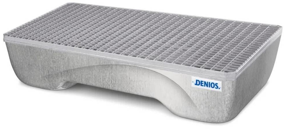 722 DENTA Wanna wychwytowa ze stali na 2 beczki cynkowana z prześwitem i kratą 846 x 1322 x 330 72279315 79315-uniw