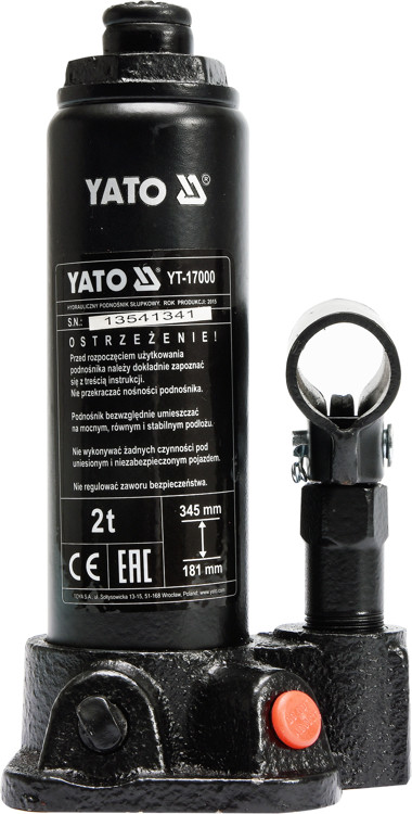 Yato PODNOŚNIK HYDRAULICZNY SŁUPKOWY 2T YT-17000