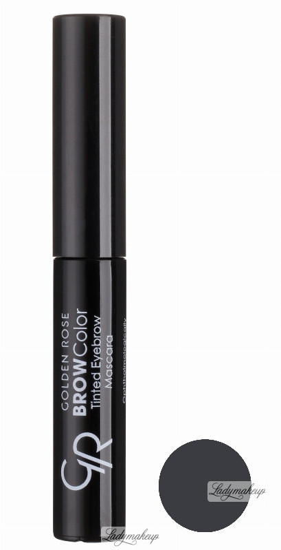 Golden Rose BROW Color Tinted Eyebrow Mascra - Przyciemniająca maskara do brwi - M-BDE - 07