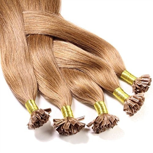 hair2heart 200 X 0.5 G przedłużenie włosów prawdziwe włosy dopinki firmy z u-TIP Keratin bondings, długość 60 cm/akcesoria do włosów zagęszczanie włosów//gładka struktura  najwyższa jakość  wiele kol