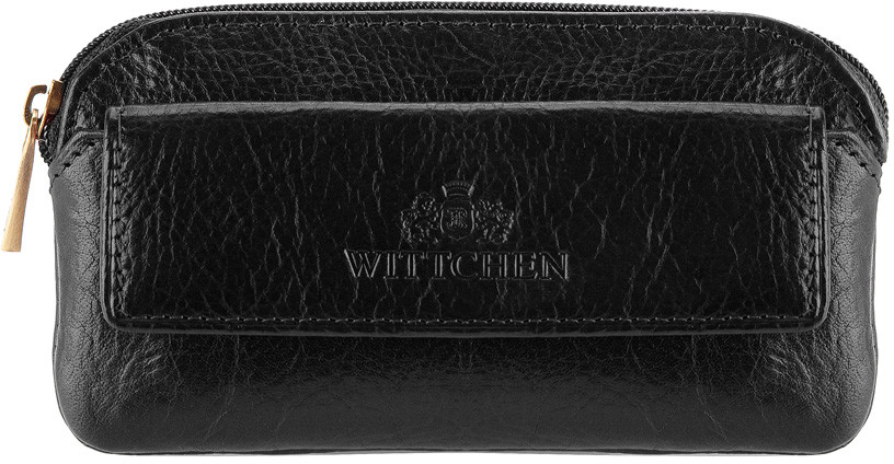 Wittchen Etui na klucze skórzane z kieszonką 21-2-265-1