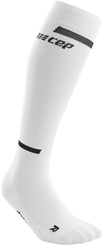 CEP The Run Tall Socks Men, biały III | Calf 32-38cm 2022 Skarpetki kompresyjne WP300R2