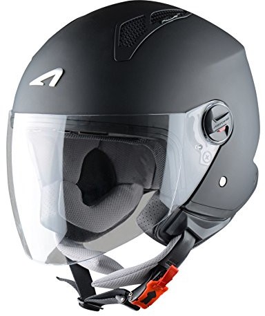 Astone Helmets astone helmets Mini Jet kask, L, matowy czarny MINIM-BML