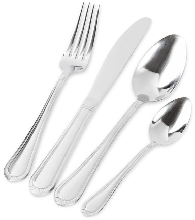 Kamille Codzienny komplet sztućców ze stali połysk 24el. nr 1 5237R